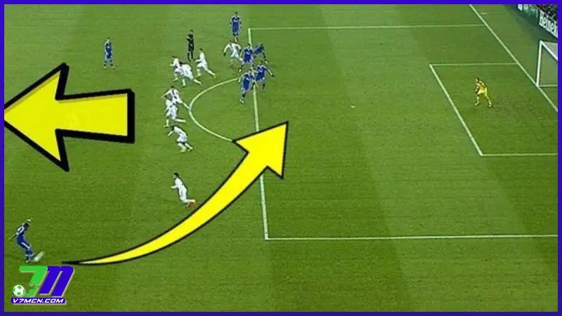 Tình huống việt vị dễ hiểu nhất