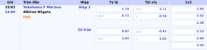 bang keo yokohama f marinos albirex niigata vdqg nhat ban 1 - Soi kèo Yokohama F Marinos vs Albirex Niigata Thế trận nghiêng về đội chủ nhà